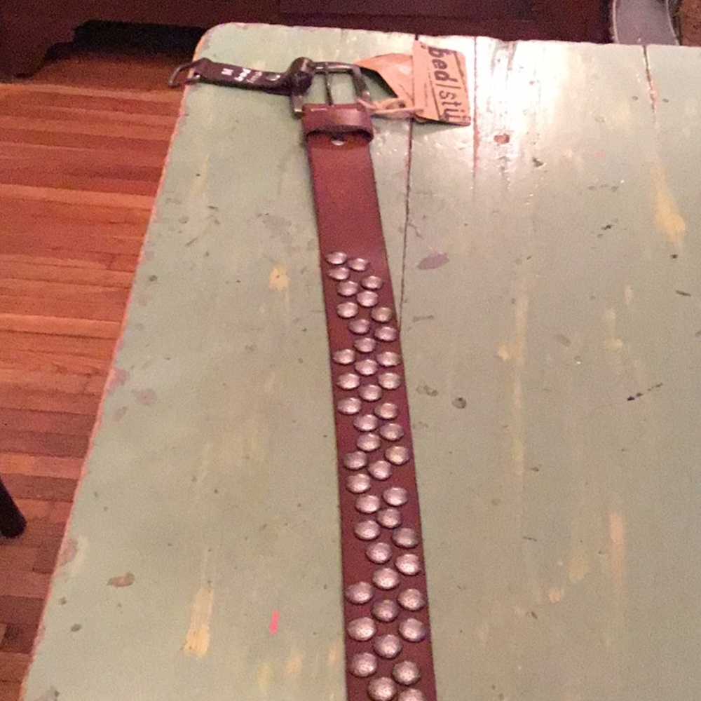 Bed/Stu NWT Leather Belt - size M